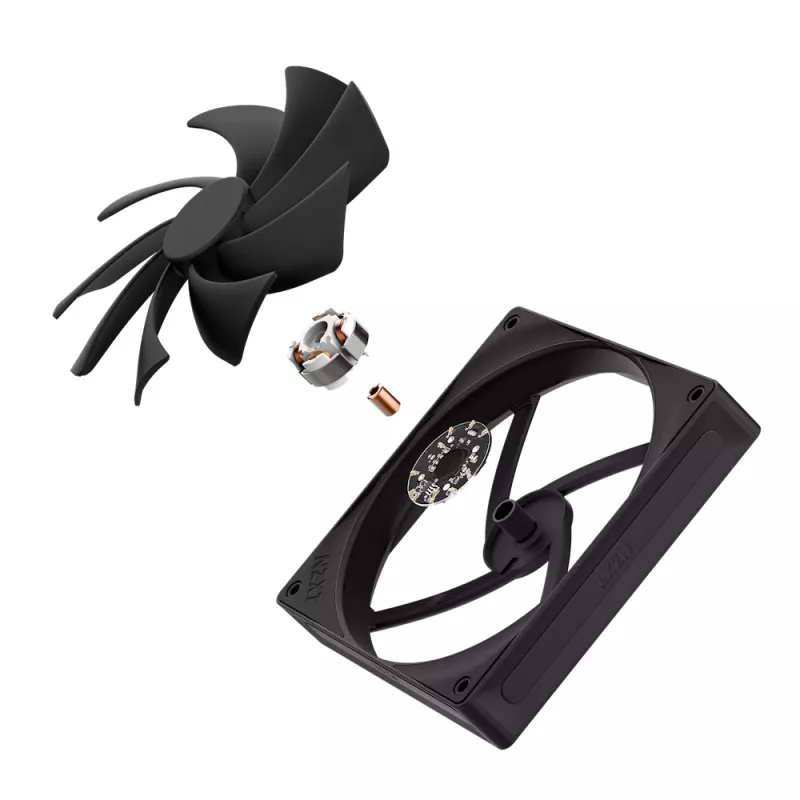 NZXT Cooling Fan F140q 140mm Black Quiet Airflow