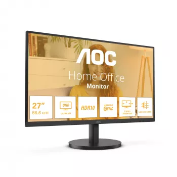 AOC B3 U27B3M computer monitor 68.6 cm (27 inch) 3840 x 2160 pixels 4K Ultra HD LCD Black
