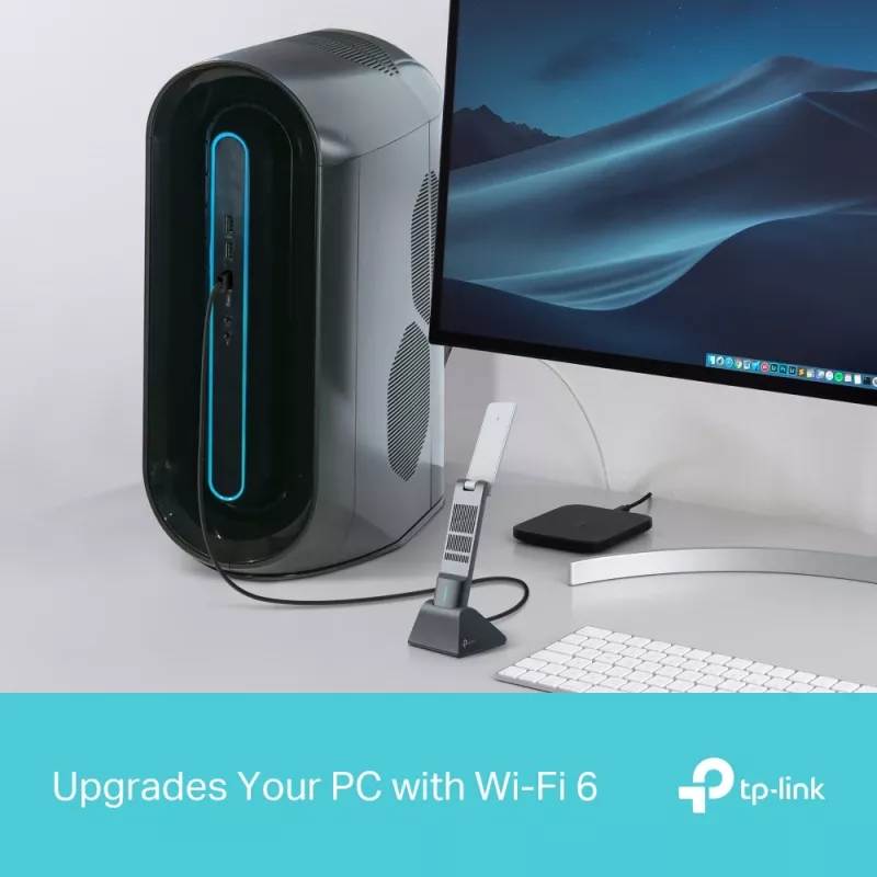 Wireless USB Adapter TP-Link Archer AX3000 (Archer TX50UH) – Dual-band Wi‑Fi 6, USB 3.2 Gen1, up to 3000 Mbps, internal antenna, Windows 11