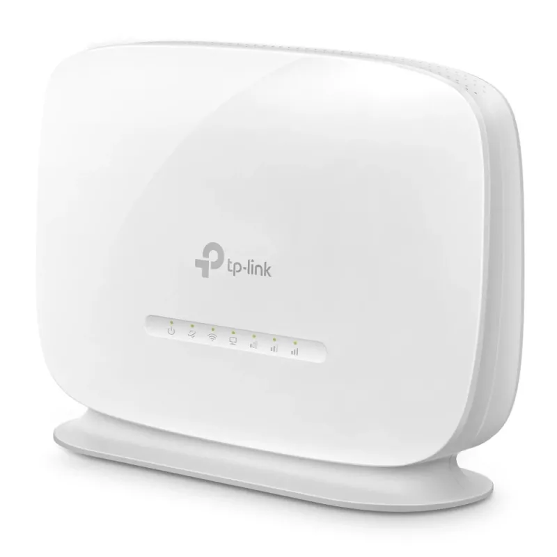 TP-Link 300 Mbps Wireless N 4G LTE Router, Wi-Fi 4 (802.11n), Single-band (2.4 GHz), Ethernet LAN, 4G, White, Tabletop router