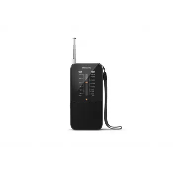 Portable Radio Philips TAR1509/00 Analog AM FM Black