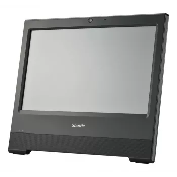 Shuttle All-In-One Barebone X50V9, 15.6 inch Single-Touch-Screen (resistive), Celeron 7305U, WiFi, IP54, fanless, 24/7 permanent operation