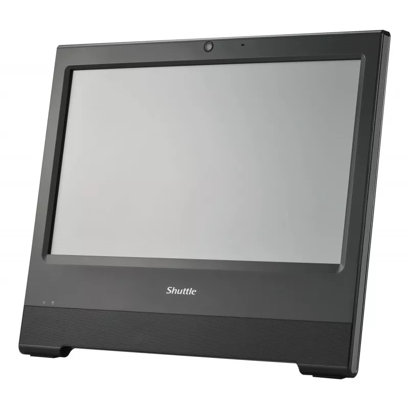 Shuttle All-In-One Barebone X50V9, 15.6 inch Single-Touch-Screen (resistive), Celeron 7305U, WiFi, IP54, fanless, 24/7 permanent operation