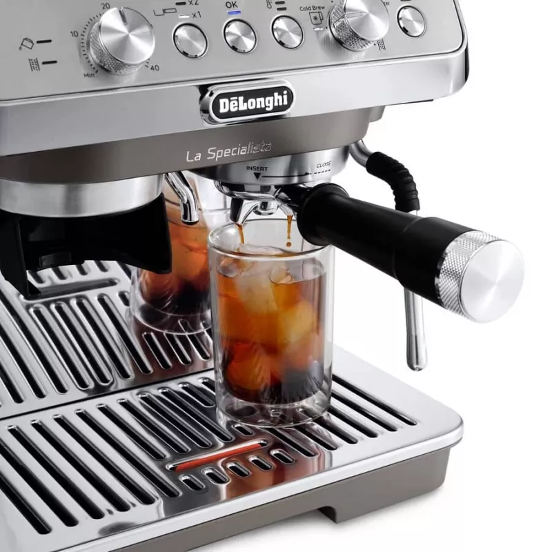 De'Longhi La Specialista Arte Evo EC9255.M espresso machine, Cold Brew, 1550 W, 15 bar, 1.7 L, Silver