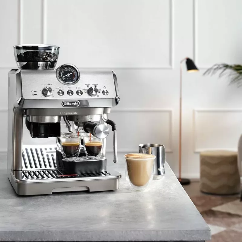 De'Longhi La Specialista Arte Evo EC9255.M espresso machine, Cold Brew, 1550 W, 15 bar, 1.7 L, Silver