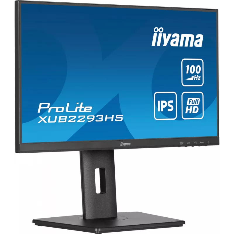 iiyama ProLite XUB2293HS-B6 computer monitor 54.6 cm (21.5 inch) 1920 x 1080 pixels Full HD LED Black