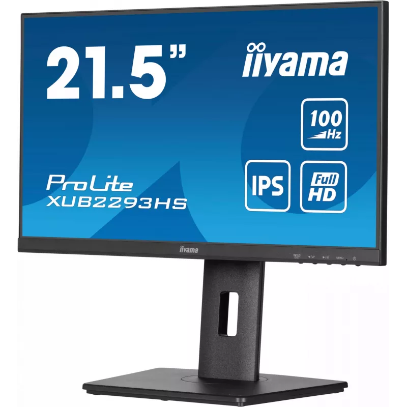 iiyama ProLite XUB2293HS-B6 computer monitor 54.6 cm (21.5 inch) 1920 x 1080 pixels Full HD LED Black