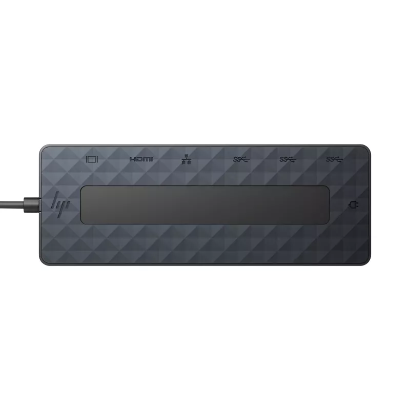 HP Universal USB-C Multiport Hub, Wired, USB 3.2 Gen 2 (3.1 Gen 2) Type-C, 10,100,1000 Mbit/s, Black, Black, 4K Ultra HD