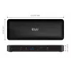 CLUB3D CSV-1583 laptop dock/port replicator Wired Thunderbolt 4 Black