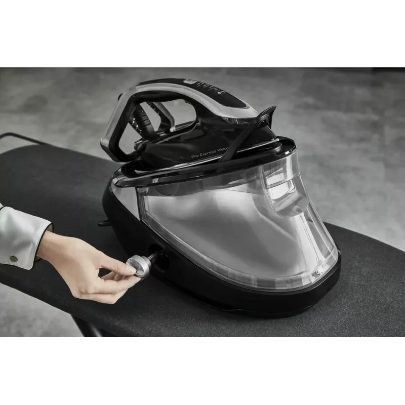 Tefal Pro Express Vision GV9821 3000 W 1.2 L Durilium AirGlide Autoclean soleplate Black, Silver