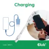 USB C cable CLUB3D CAC-3001 2m USB4 Gen 3x2 white