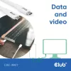 USB C cable CLUB3D CAC-3001 2m USB4 Gen 3x2 white
