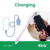 USB C cable CLUB3D CAC-3002 2m USB4 Gen 3x2 Pink