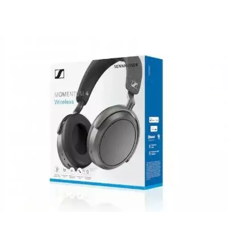 Headphones Sennheiser Momentum Wireless — Bluetooth 5.2, 20 h battery, Noise reduction, 6–22000 Hz, Graphite