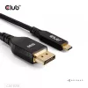 USB Type-C to DisplayPort 2.1 cable, club 3d CAC-1559, bi-directional, VESA DP80 certified, 1 m