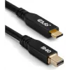 CLUB3D CAC-1561 DisplayPort cable 2 m Mini DisplayPort USB Type-C Black