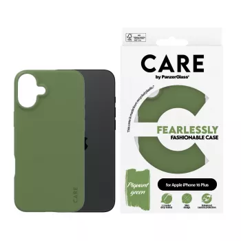 Cover PanzerGlass CARE by ® Fashionable Case Green iPhone 16 Plus