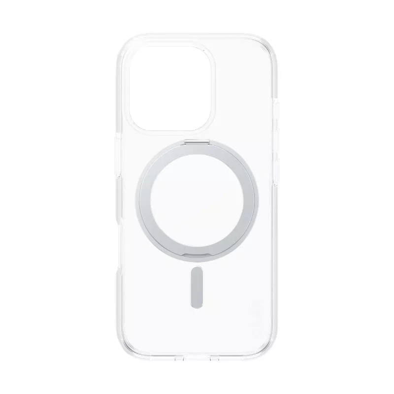 PanzerGlass CARE™ by ® Case Transparent w. Silver Kickstand & MagSafe iPhone 16 Pro