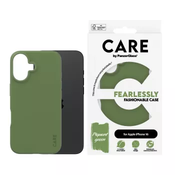 PanzerGlass CARE™ by ® Case Green iPhone 16, Cover, Apple, Apple - iPhone 16, Green