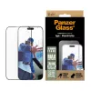 PanzerGlass ® Screen Protector Aluminum Frame iPhone 16 Pro Max| Ultra-Wide Fit