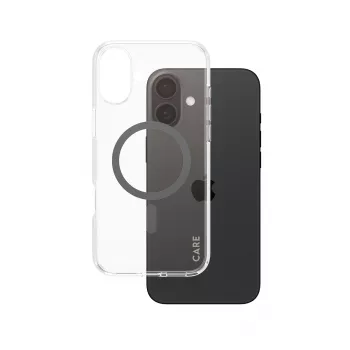 PanzerGlass CARE™ by ® Urban Combat Case Transparent w. Black MagSafe iPhone 16 Plus