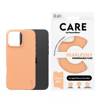 Cover PanzerGlass CARE by Fashionable Case Peachy iPhone 16 Pro Max Transparent