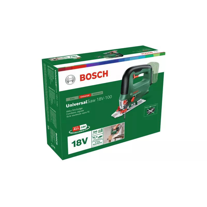 Bosch Universal Saw 18V-100 power jigsaw 2600 spm 2 kg
