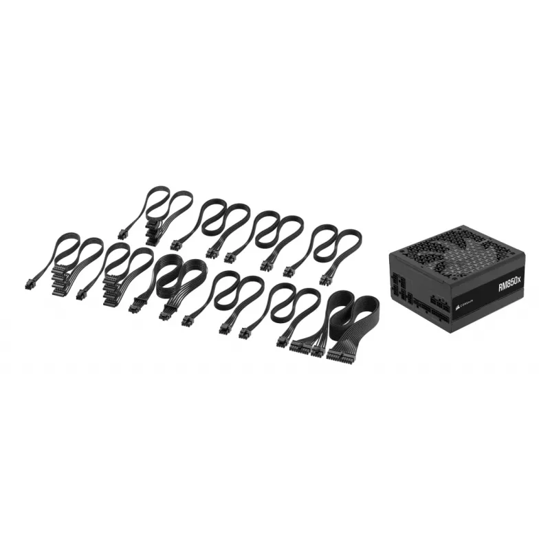 CORSAIR Power Supply - 850w Rm850x 24-pin ATX Black