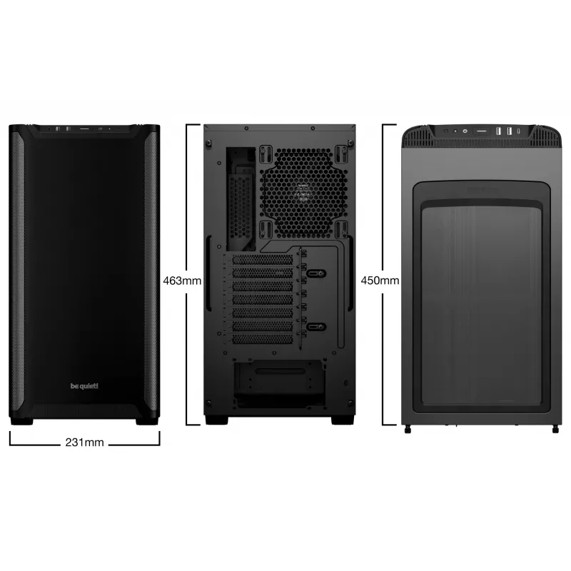 be quiet! Pure Base 501 Black Midi Tower Case