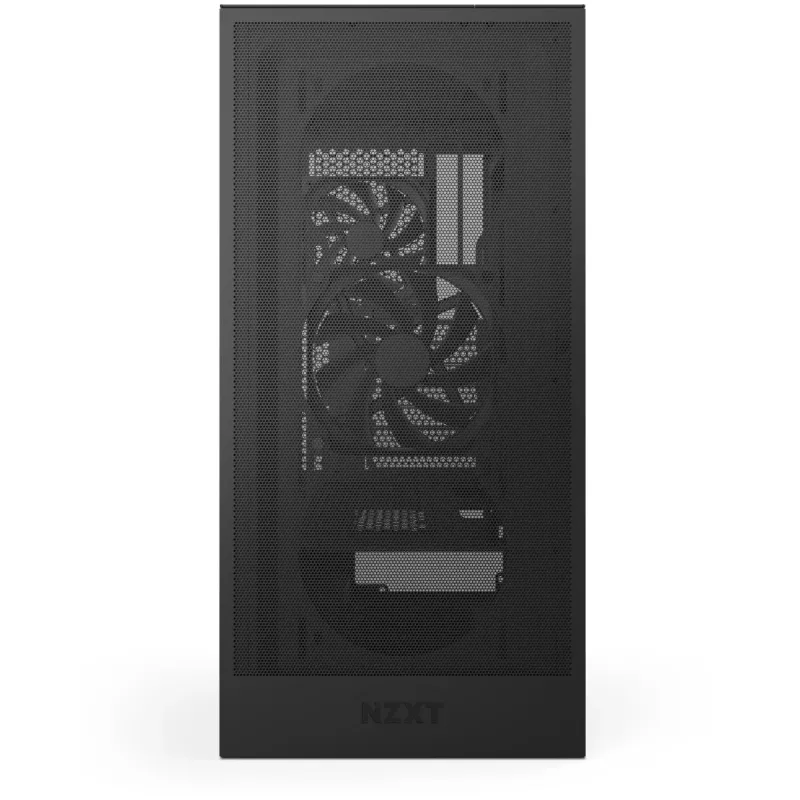 NZXT H5 Flow (2024) Mid Tower ATX Airflow PC Case, Black