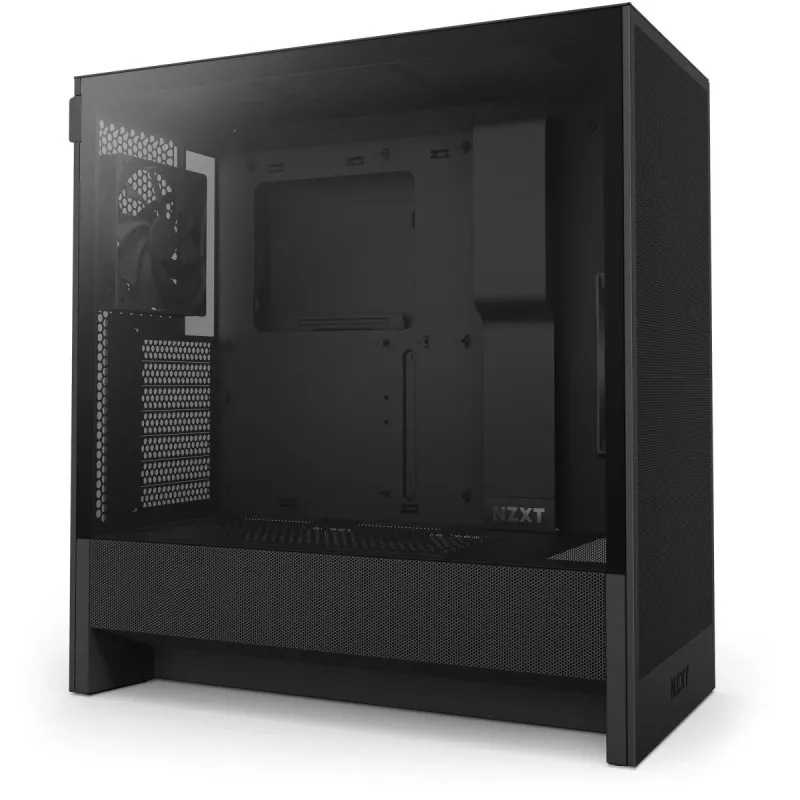 NZXT H5 Flow (2024) Mid Tower ATX Airflow PC Case, Black