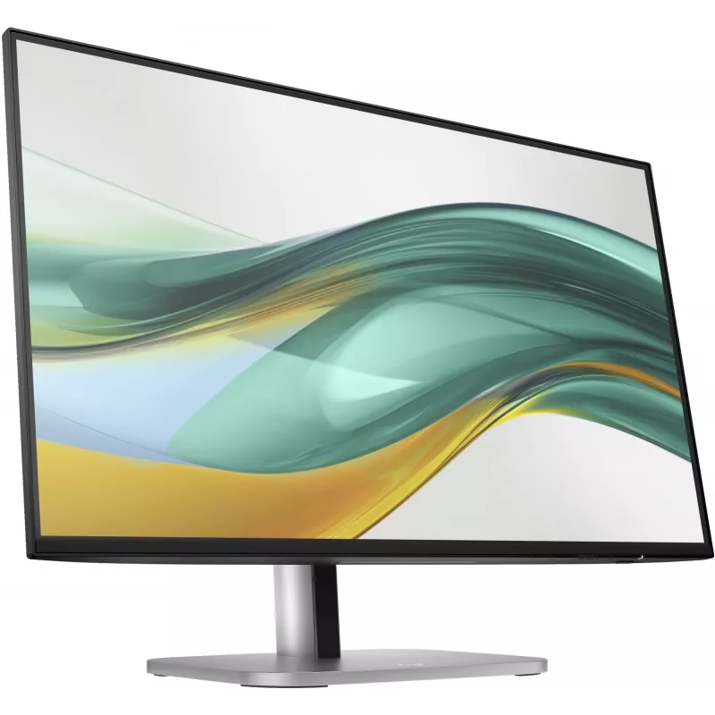 HP Series 5 Pro 23.8 inch FHD Monitor - 524pf, 60.5 cm (23.8 inch), 1920 x 1080 pixels, Full HD, LCD, 5 ms, Black, Silver