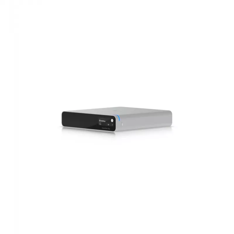 Network gateway/controller UBIQUITI CloudKey+ UCK-G2-SSD with 1 TB SSD, 3 GB RAM, OLED display, PoE, Gigabit Ethernet
