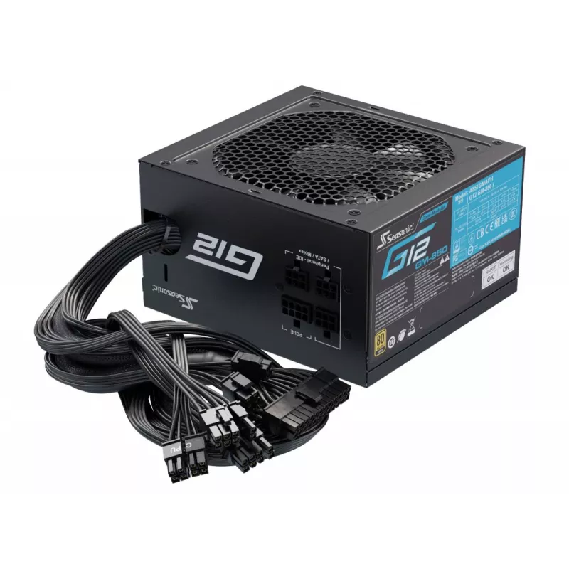 SEASONIC G12 Gm Power Supply Unit 850 W 20+4 Pin ATX ATX Black