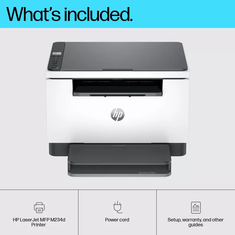 Multifunction Printer HP LaserJet MFP M234d — Mono Laser, 29 ppm, Duplex, Ethernet, A4