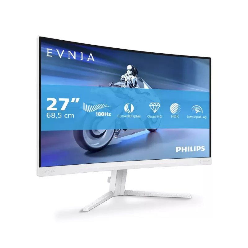 Philips Evnia 5000 27M2C5501/00 computer monitor 68.6 cm (27 inch) 2560 x 1440 pixels Quad HD LCD White
