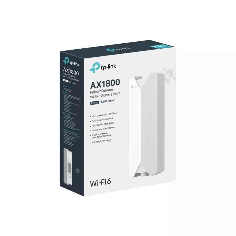 TP-Link Festa F61-Outdoor 1800 Mbit/s White Power over Ethernet (PoE)