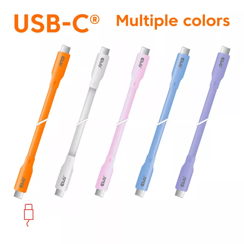 CLUB3D Kabel / Adapter USB cable USB4 Gen 2x2 2 m USB C Orange
