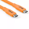 CLUB3D Kabel / Adapter USB cable USB4 Gen 2x2 2 m USB C Orange