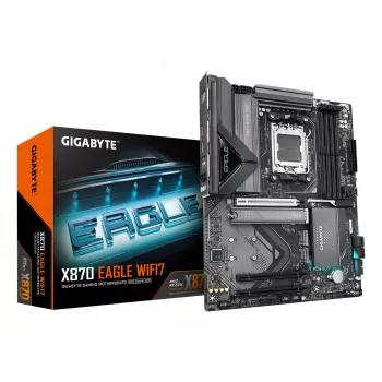 Motherboard GIGABYTE X870 EAGLE WIFI7 ATX, AMD X870 chipset, Socket AM5, DDR5, 4x DIMM, Wi‑Fi 7, 2.5Gb LAN