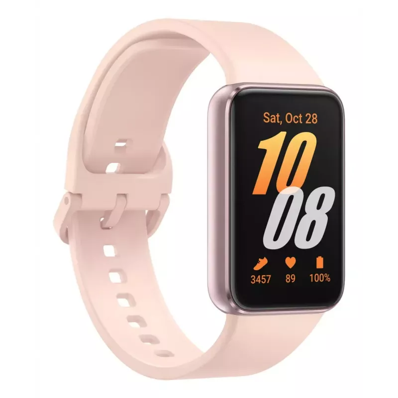 Samsung Galaxy Fit3 4.06 cm (1.6 inch) AMOLED 40 mm Digital 256 x 402 pixels Touchscreen Pink gold