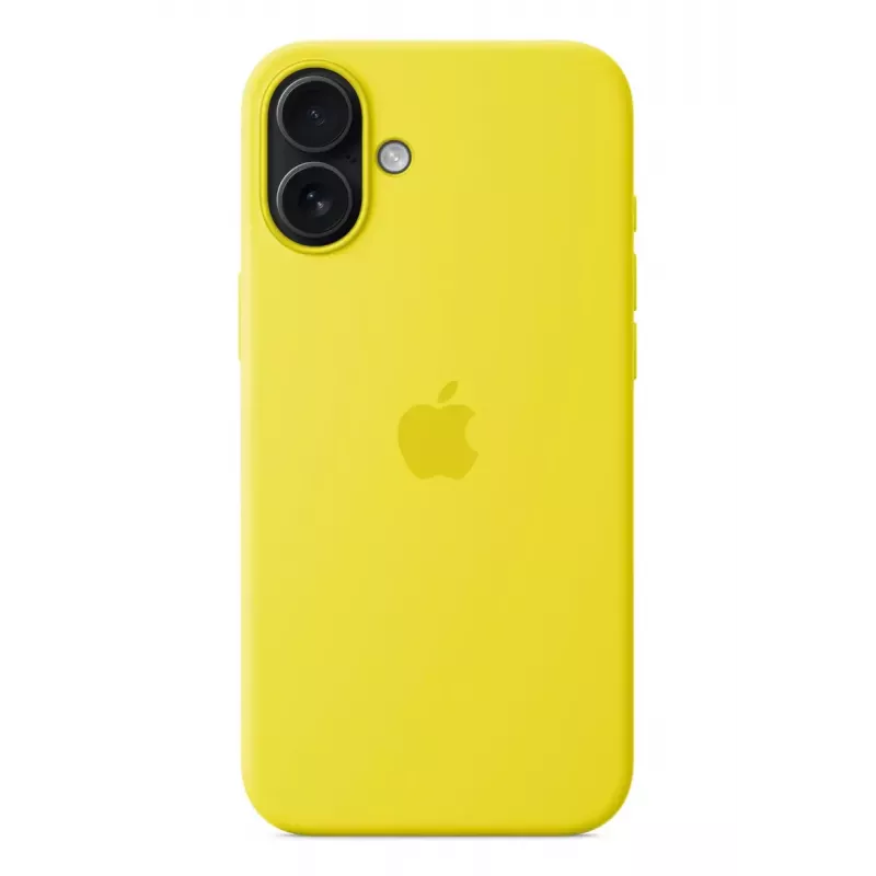 Silicone Case Cover Apple iPhone 16 Plus MagSafe Yellow