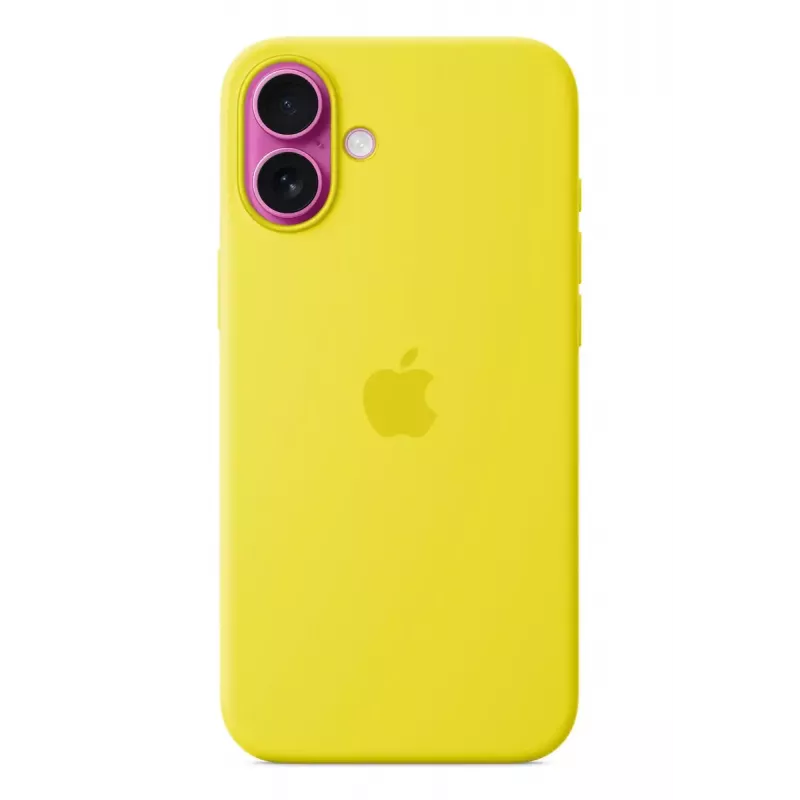 Silicone Case Cover Apple iPhone 16 Plus MagSafe Yellow