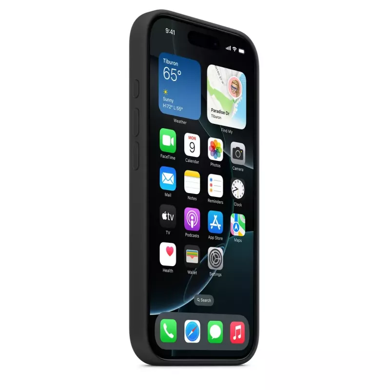 APPLE Apple Silicone Case with MagSafe iPhone 16 Pro Black