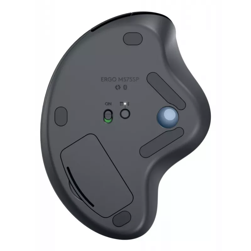 LOGITECH Ergo M575s Wireless Trackball - Graphite+blue Ball