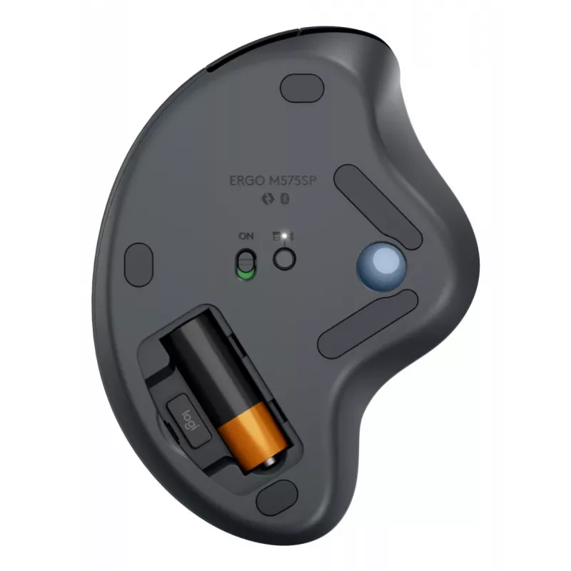 LOGITECH Ergo M575s Wireless Trackball - Graphite+blue Ball
