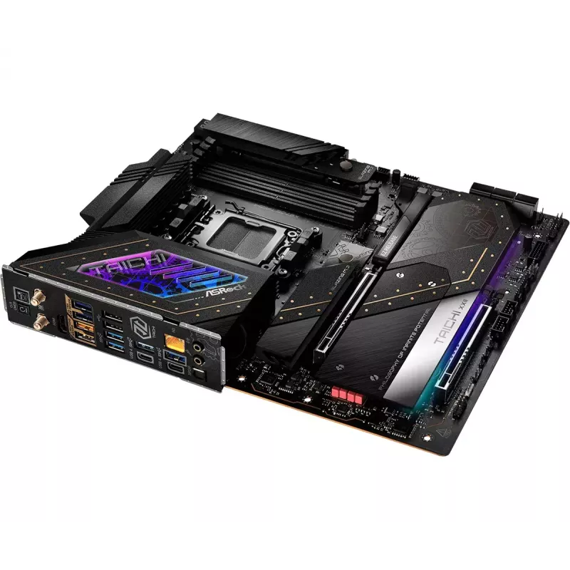 Motherboard ASRock X870E Taichi — AMD X870E, Socket AM5, Extended ATX, DDR5, 4 DIMM, up to 256GB, Wi‑Fi 7, 5Gb LAN