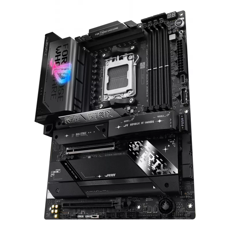 Motherboard ASUS ROG STRIX X870E-E GAMING WIFI ATX, AMD X870E, Socket AM5, DDR5, 4 DIMM, Wi‑Fi 7, Bluetooth 5.4, 5Gb LAN