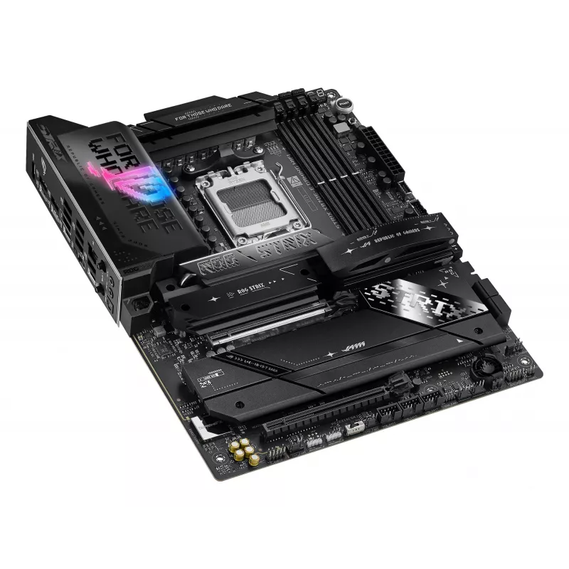 Motherboard ASUS ROG STRIX X870E-E GAMING WIFI ATX, AMD X870E, Socket AM5, DDR5, 4 DIMM, Wi‑Fi 7, Bluetooth 5.4, 5Gb LAN
