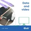 USB C cable CLUB3D CAC-3004 2m Purple
